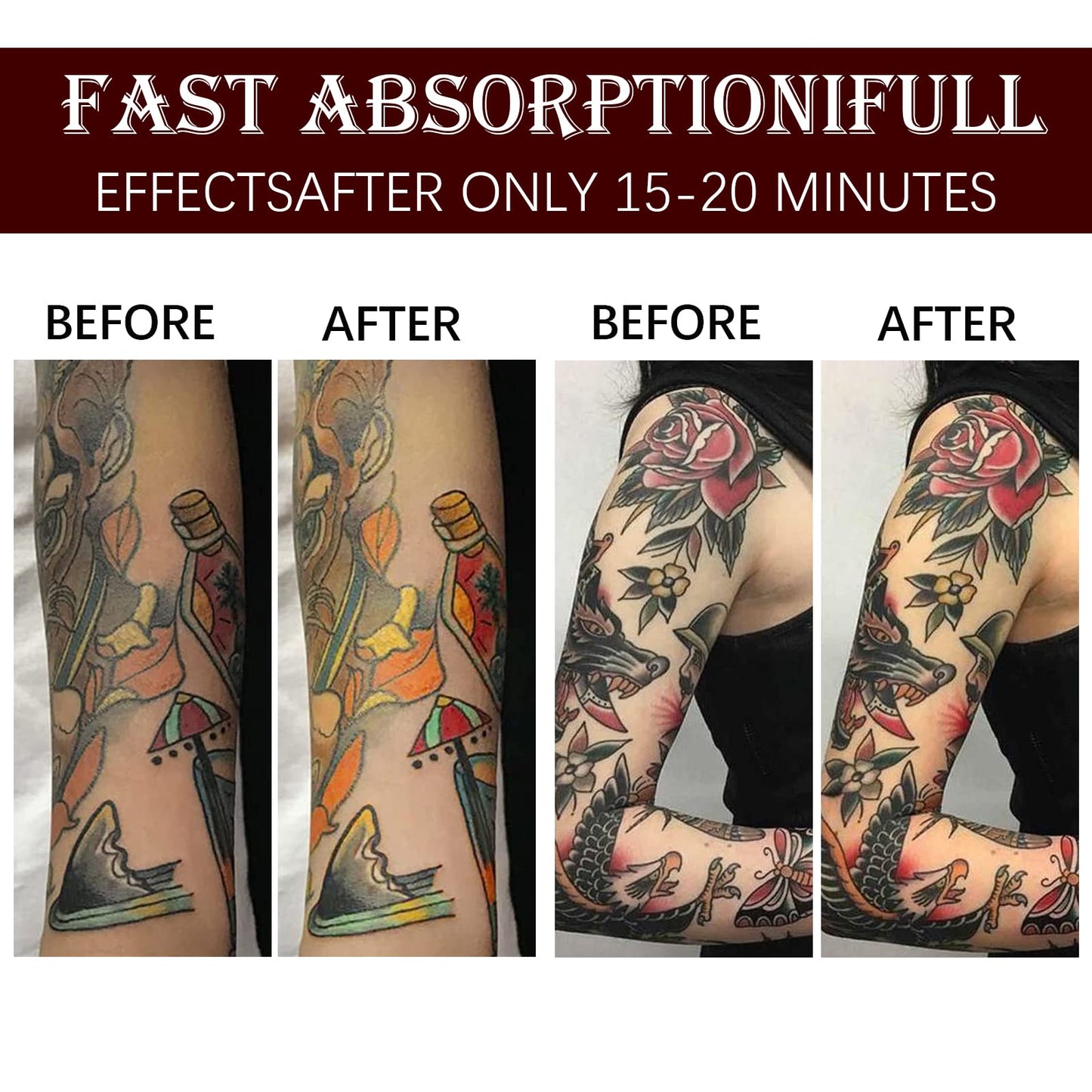 Yecuce Tattoo Aftercare Butter Balm – 2.6 oz Natural Organic Moisturizer for New & Old Tattoos