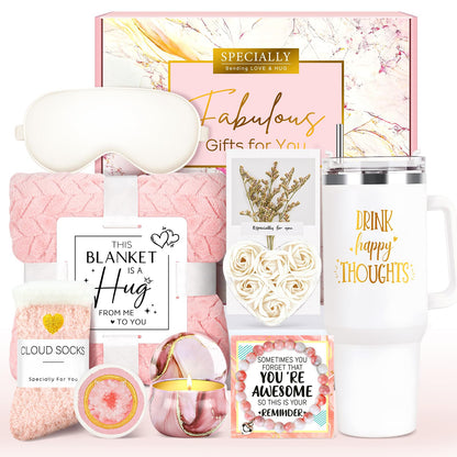 YENCHORN Gift Baskets for Women – Luxury Self-Care Gift Box for Birthday and Get Well