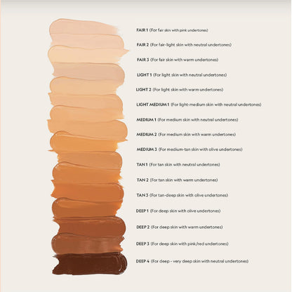 YENSA Serum Foundation Makeup Medium 3 | Full Coverage with Peptides, Vitamin C & Ferulic