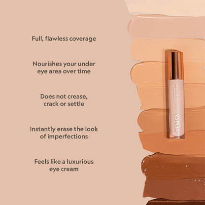 YENSA Super Serum Silk Concealer - Full Coverage Undereye + Peptide Serum