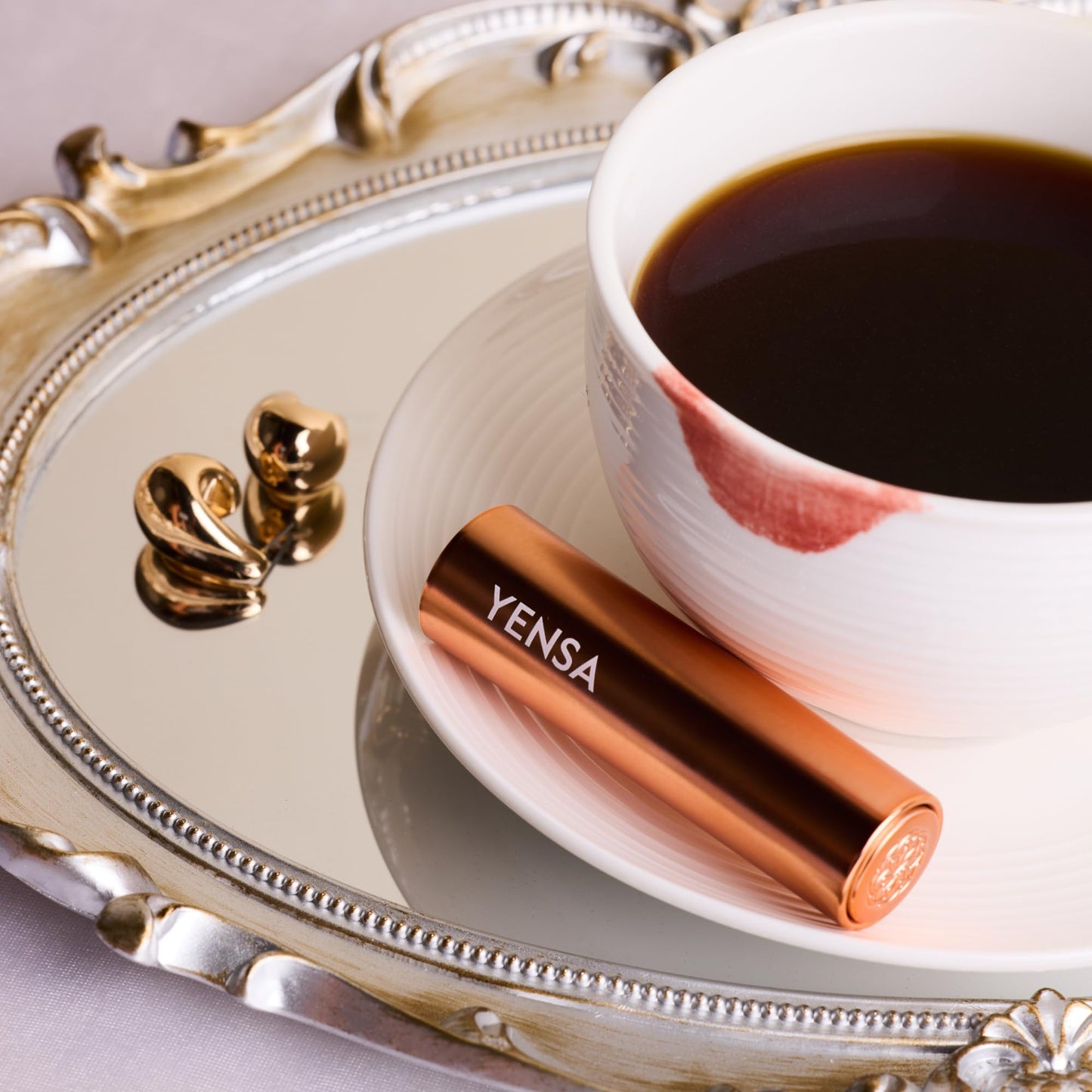YENSA Vibrant Silk Hydrating Lip Stick – Charm | Long-Lasting Color & Semi-Gloss Finish