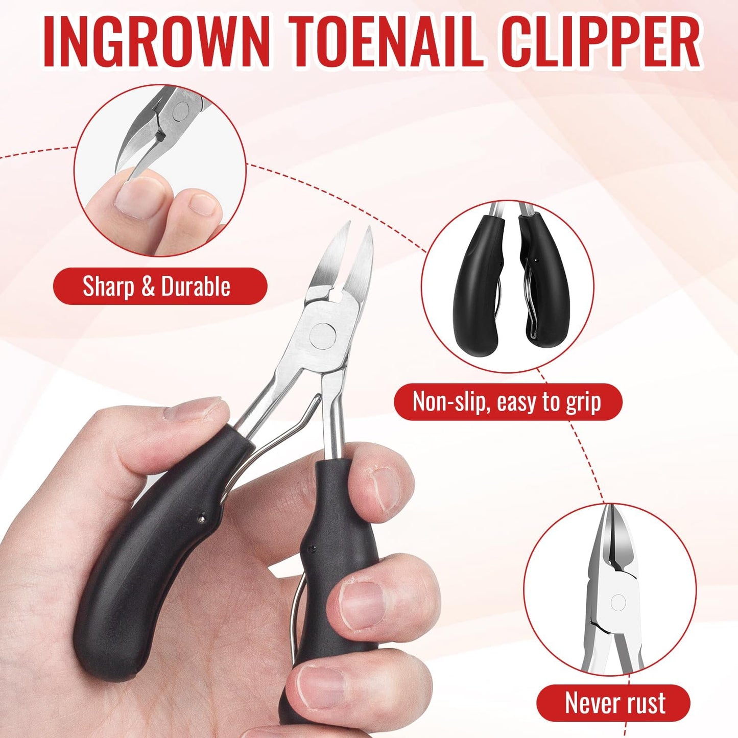 YEQOIZ Ingrown Toenail Removal Kit — All-In-One Home Care Tools