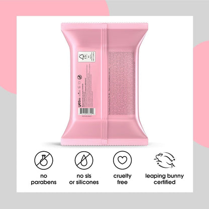 Yes To Watermelon Face Wipes – Super Skin Recharging Cleansing Wipes, Pack of 3