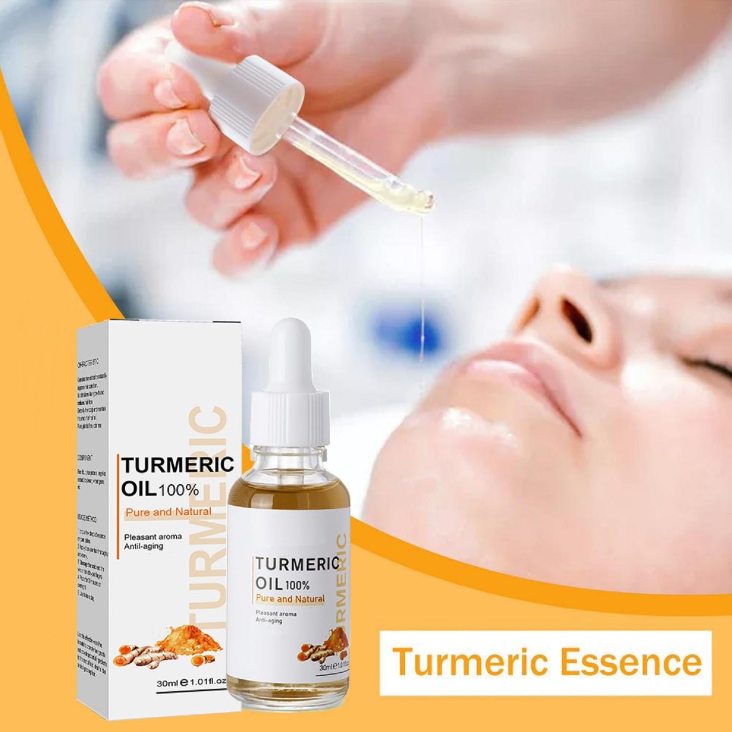 YG LianKai Turmeric Dark Spot Corrector Serum Oil - 2 Pack, 30ml