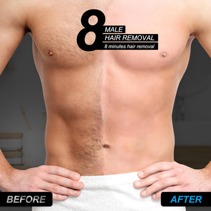 YHFGTTIO Hair Removal Cream for Men – Intimate Area, Painless & Gentle, All Skin Types