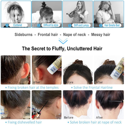 YIAE Wax Stick Hair Slick Kit — Edge Control & Non-Greasy Pomade (75 g + 30 ml)