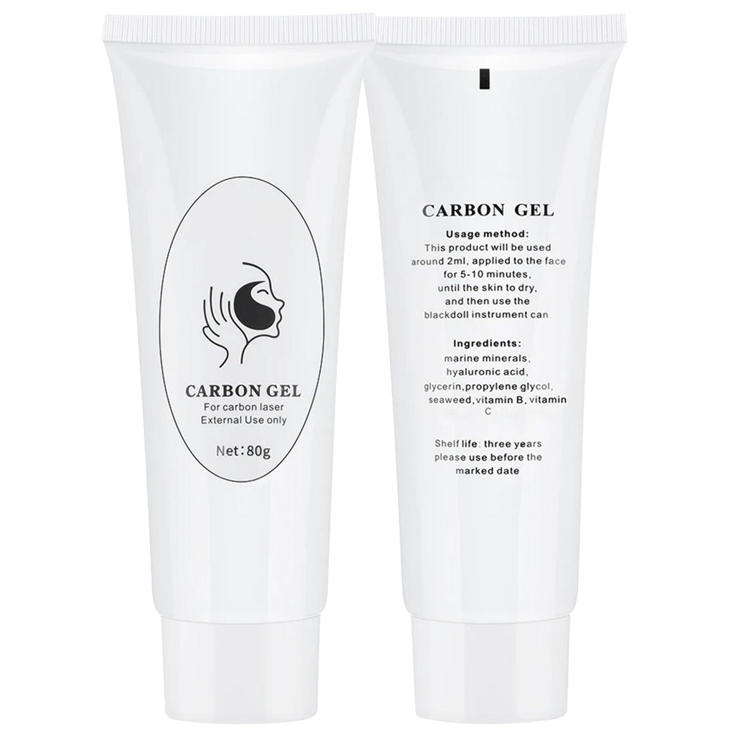 YMEYFAN Carbon Peeling Gel for Laser Hair Removal – Deep Cleansing & Pore Refinement (80ml)