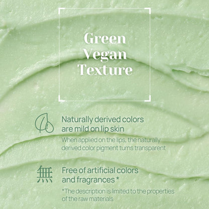 YNM Fresh Green Lip Balm – Vegan, Fragrance-Free with Centella & Ceramide NP