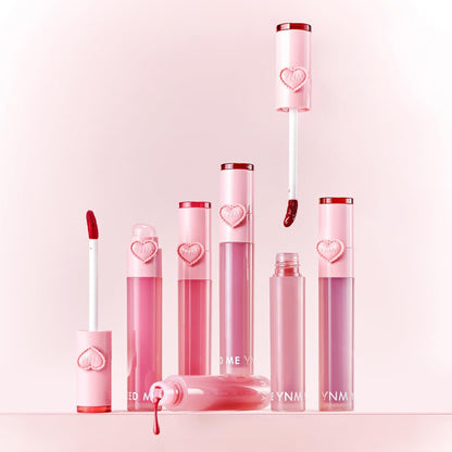 YNM Heart Jelling Tint Pepper Jelling – Long-Lasting, Non-Sticky K-Beauty Lip Tint with Built-In Silicone Brush