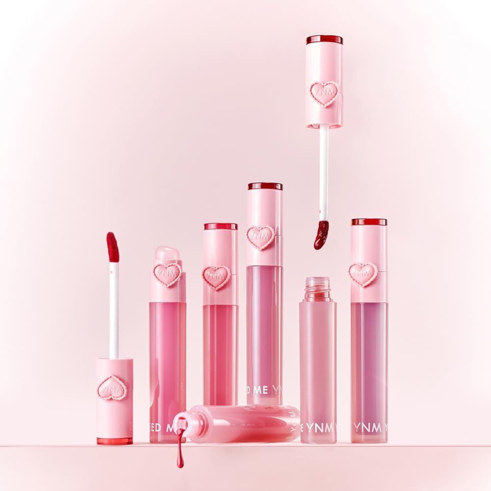 YNM Heart Jelling Tint – Chestnut Jelling | Long-Lasting K-Beauty Lip Tint with Silicone Brush
