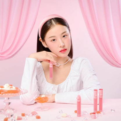 YNM Heart Jelling Tint Pepper Jelling – Long-Lasting, Non-Sticky K-Beauty Lip Tint with Built-In Silicone Brush