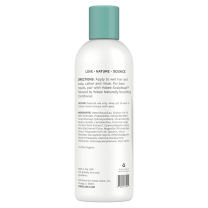 Yobee Rebalancing Shampoo – Probiotic, Sulfate-Free Scalp Care for Dandruff & Itch