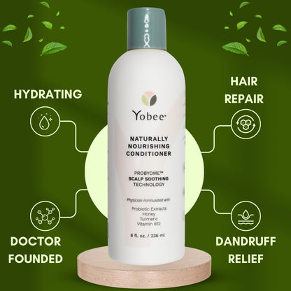 Yobee Hair Conditioner for Dry Scalp Relief – Probiotic Hydration & Dandruff Care