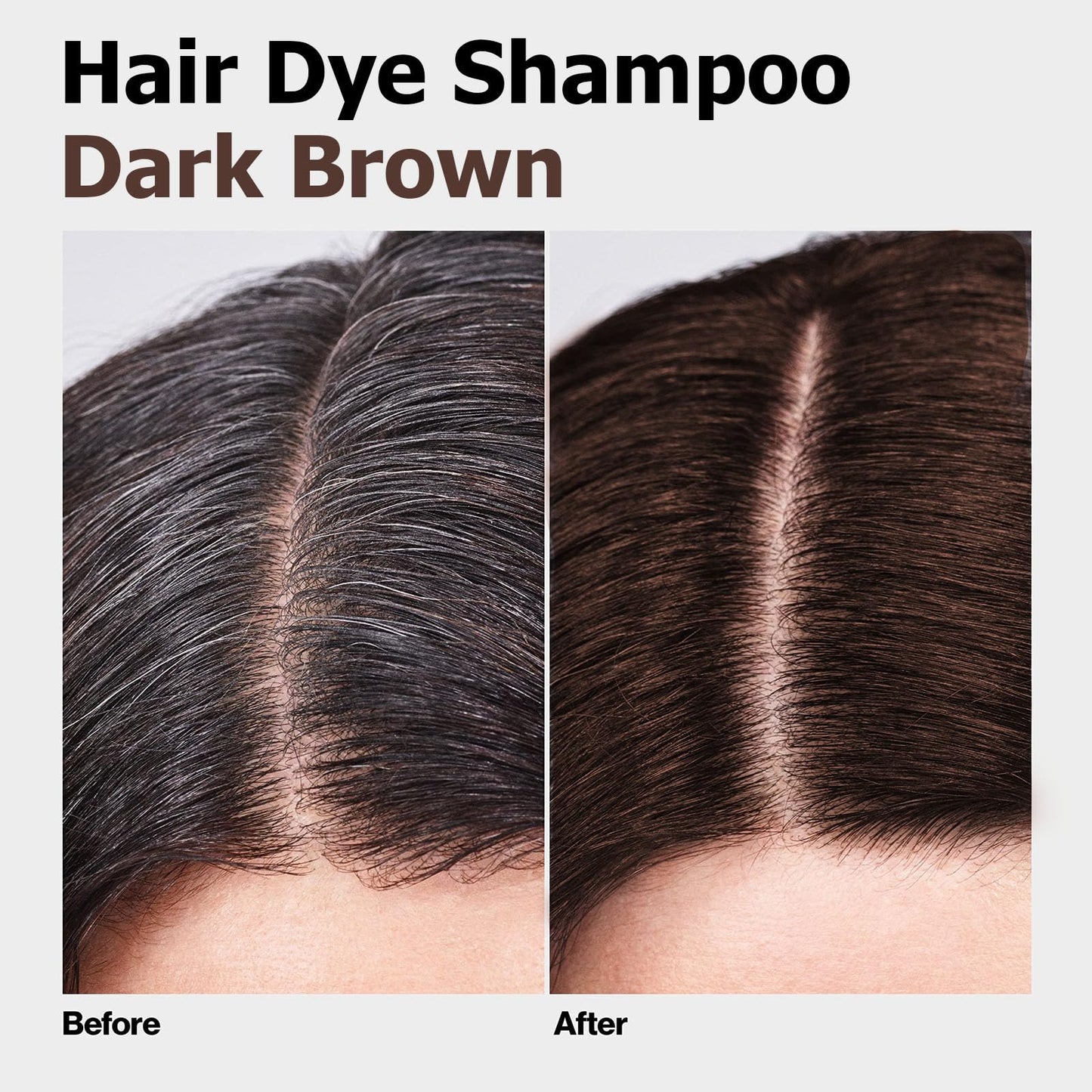 Yocisku Hair Dye Shampoo - Gray Coverage (Dark Brown)