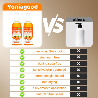 2-Pack Persimmon Body Wash for Odor Control | Yoniagood