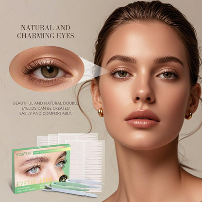 YONMUY Invisible Double Eyelid Tape – Waterproof, Comfortable Daily Strips