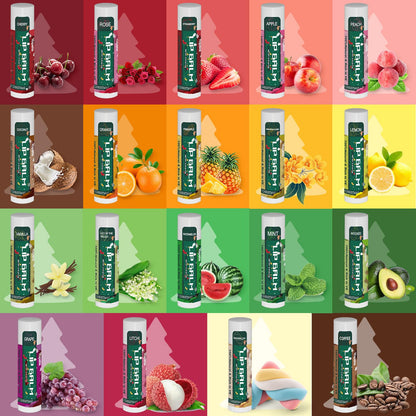 Yopela 76-Pack Christmas Lip Balm Bulk – 19 Flavors, Vitamin E & Coconut Oil