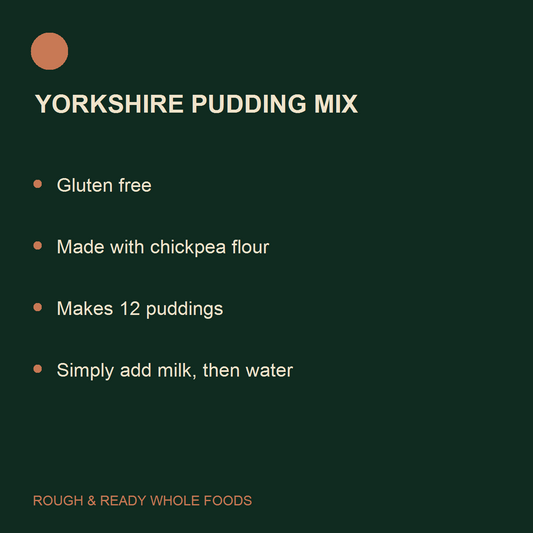 Free and Easy Gluten Free Yorkshire Pudding Mix