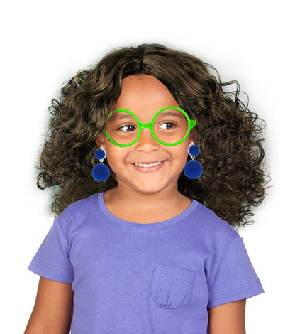 Yosbabe Mirabel Costume Accessories Set – Crossbody Bag, Green Glasses, Headband, Earrings