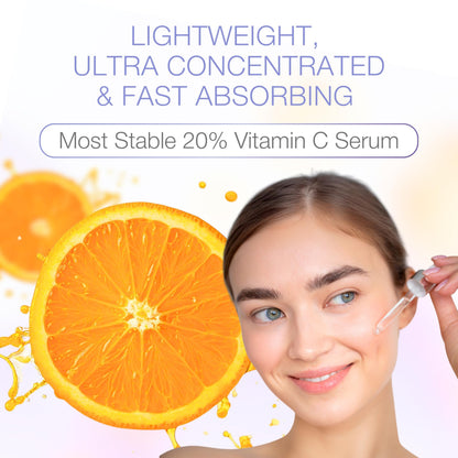 YOUN Beauty 20% Vitamin C Serum with Hyaluronic Acid – Antioxidant Face Serum by Dr. Anthony Youn | 60 ml
