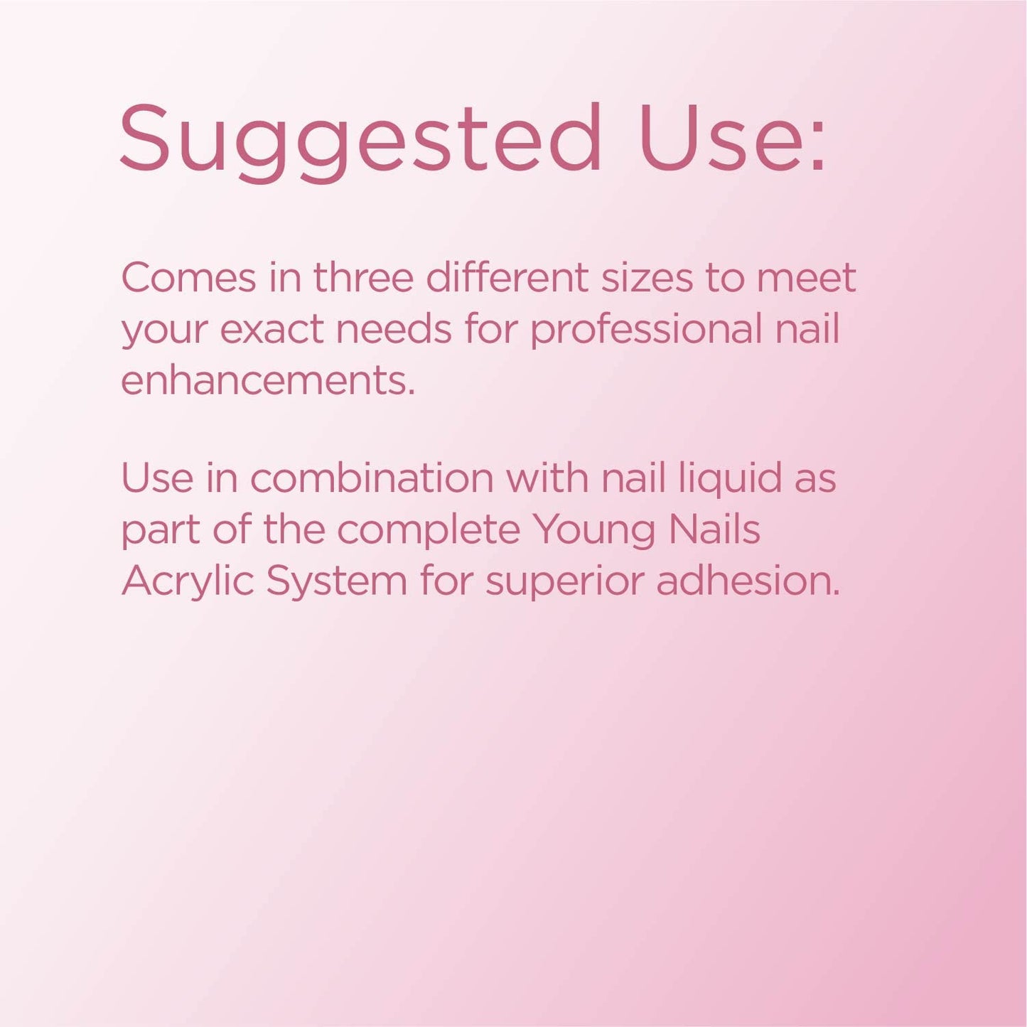 Young Nails Acrylic Cover Powder Bare – 2.99 oz | Self-Leveling & Quick-Set