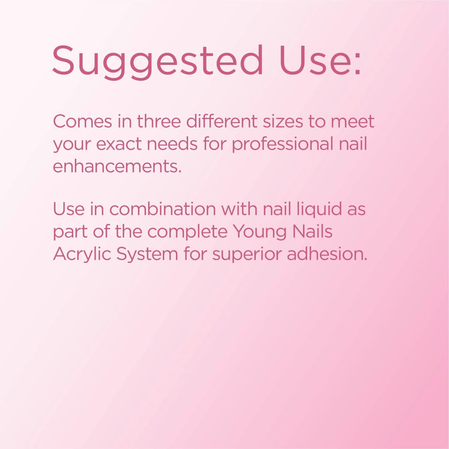 Young Nails Acrylic Cover Powder Rosebud – Self-Leveling, Quick-Set, 85g | Professional-Grade Nail Powder