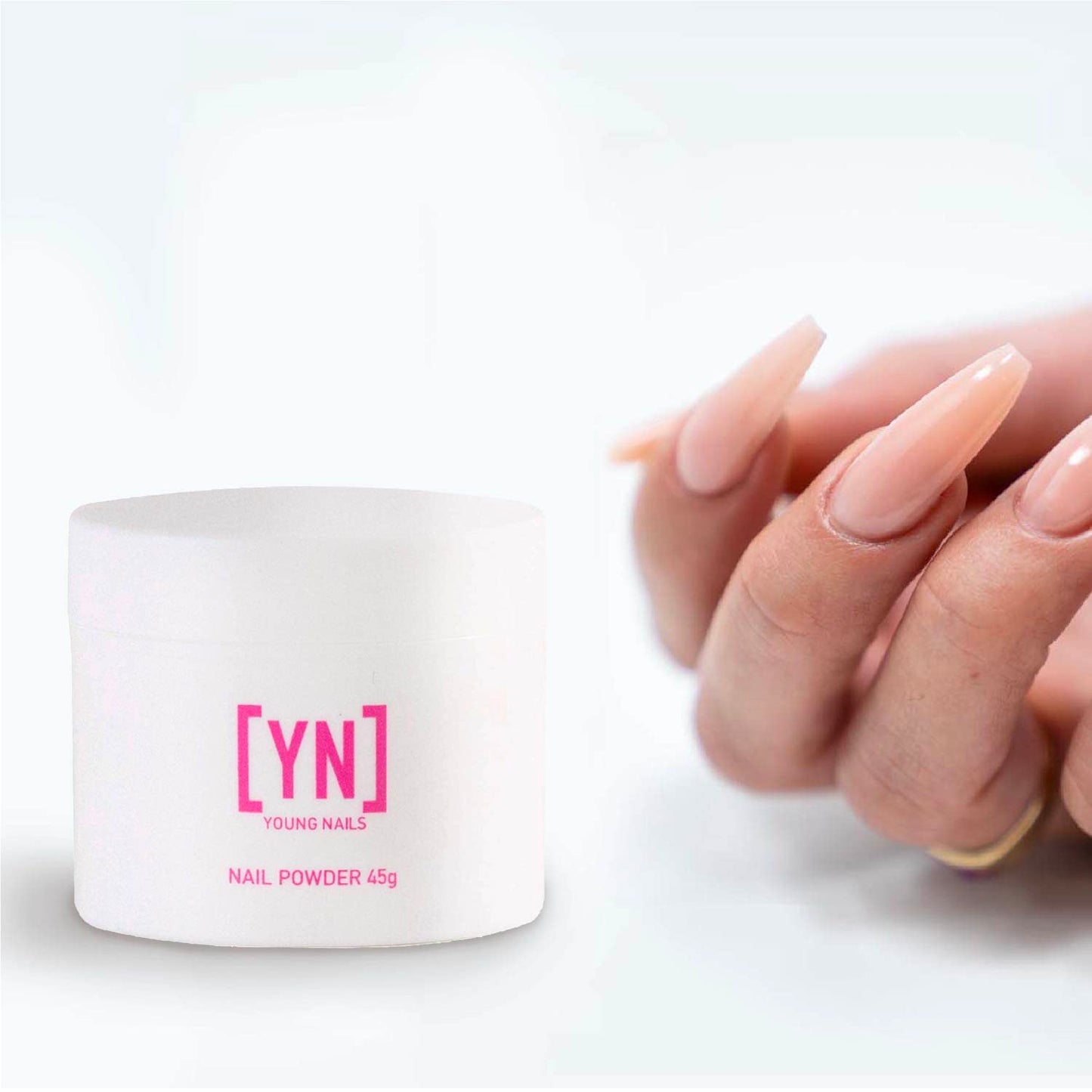 Young Nails Acrylic Cover Powder – Flawless Consistency, 75s Set, 45g/85g/660g