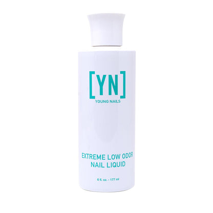 Young Nails Extreme Low Odor Nail Liquid Monomer – MMA Free, Non-Yellowing, 6 Fl Oz