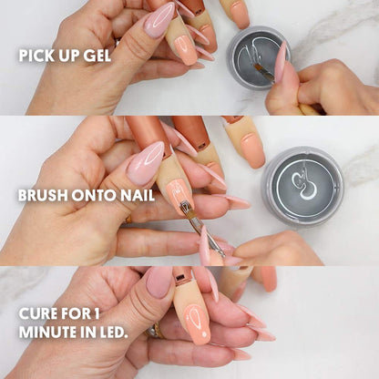 Young Nails Synergy Gel System – Foundation Gel Base Coat for Superior Adhesion & Strength (60g)