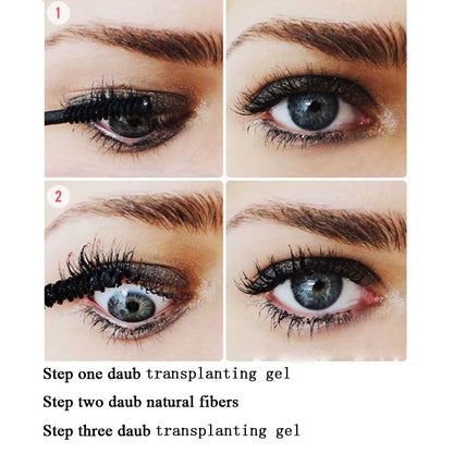Youngfocus 3D Silk Fiber Lash Mascara – Lengthening, Thickening, Waterproof, All-Day Wear