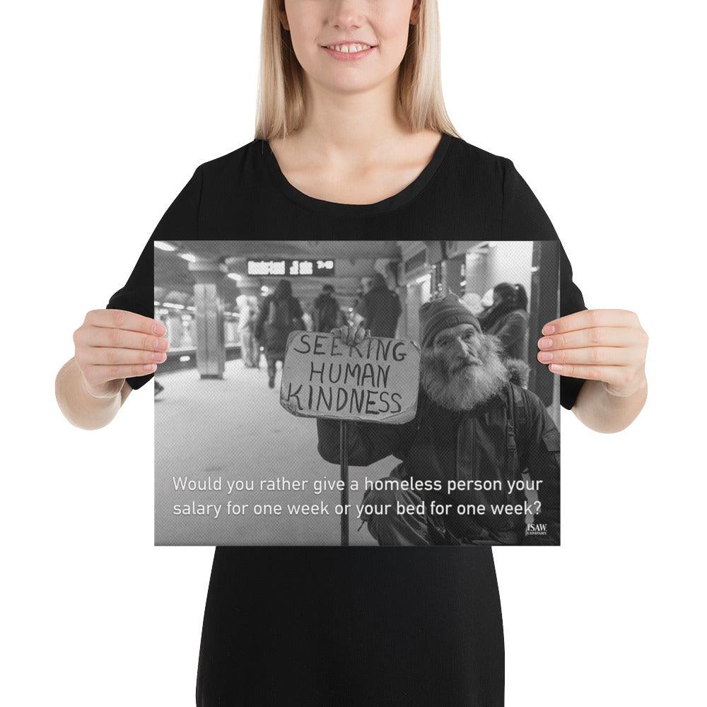 Your Salary or Your Bed - Canvas Print