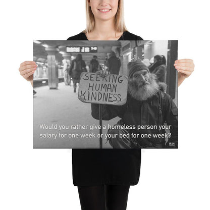 Your Salary or Your Bed - Canvas Print