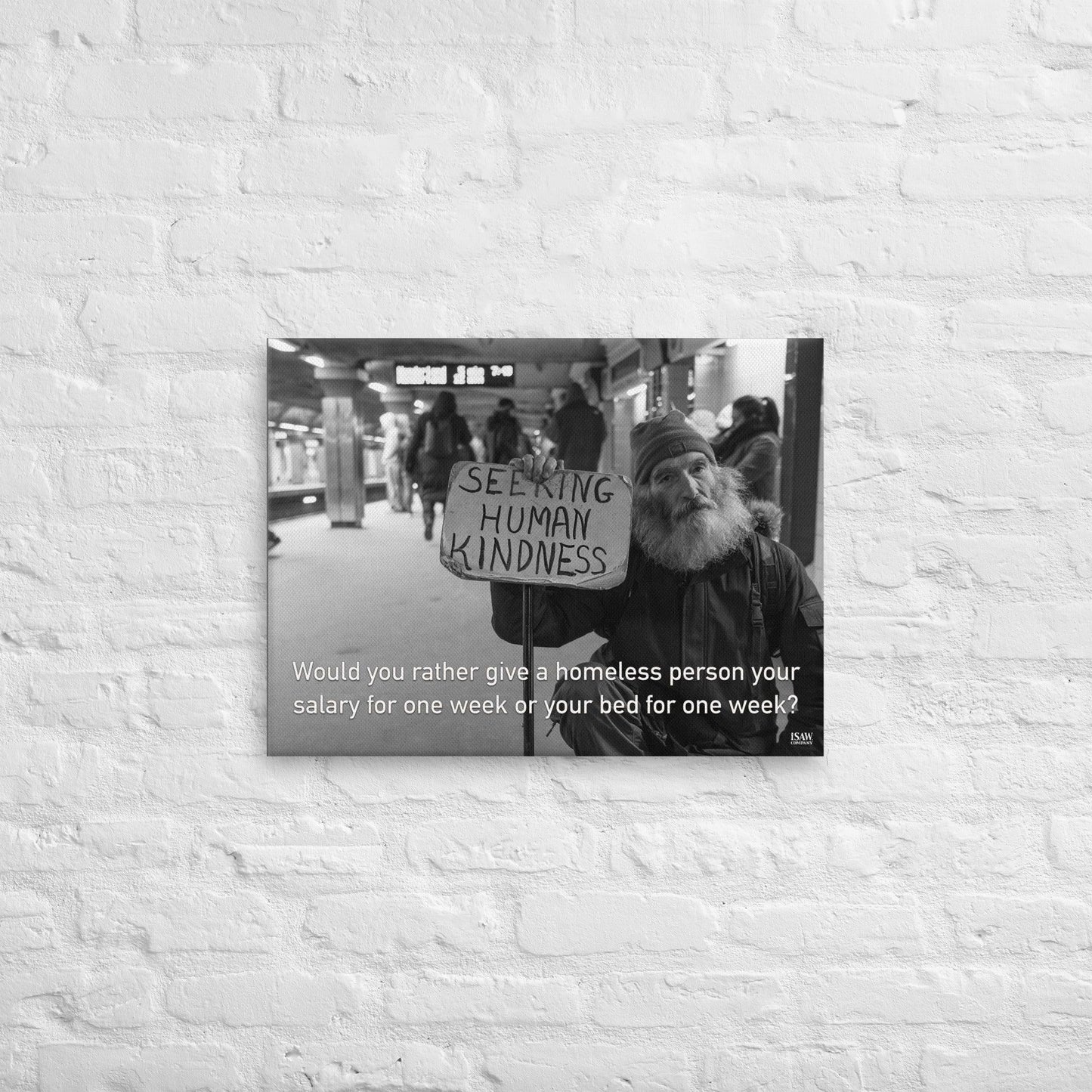 Your Salary or Your Bed - Canvas Print