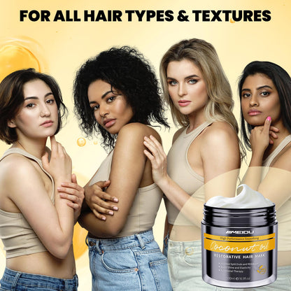 YOURTONE Keratin Hair Mask Treatment | Deep Conditioning for Dry, Damaged Hair (16.9 fl oz)