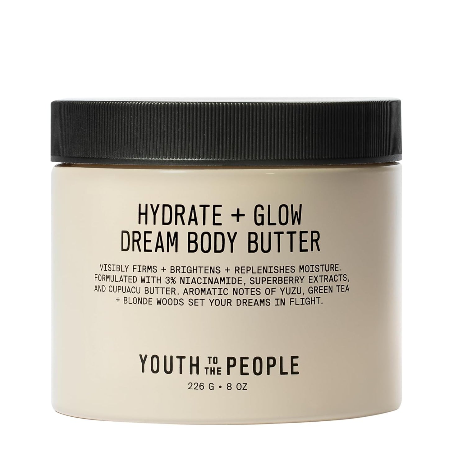 Youth To The People Superberry Hydrate + Glow Dream Body Butter — Niacinamide, Jojoba & Cupuaçu