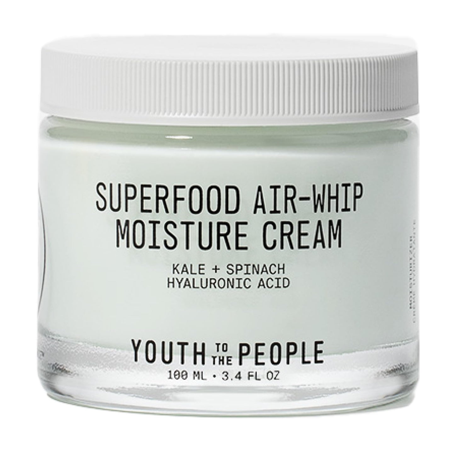 Youth To The People Superfood Air-Whip Moisture Cream Jumbo - Kale + Green Tea Hyaluronic Acid Moisturizer (3.4 fl oz)