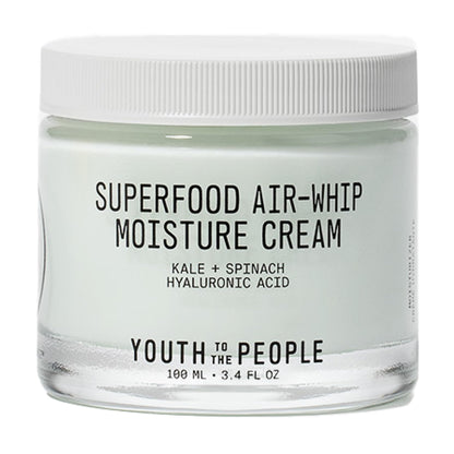 Youth To The People Superfood Air-Whip Moisture Cream Jumbo - Kale + Green Tea Hyaluronic Acid Moisturizer (3.4 fl oz)