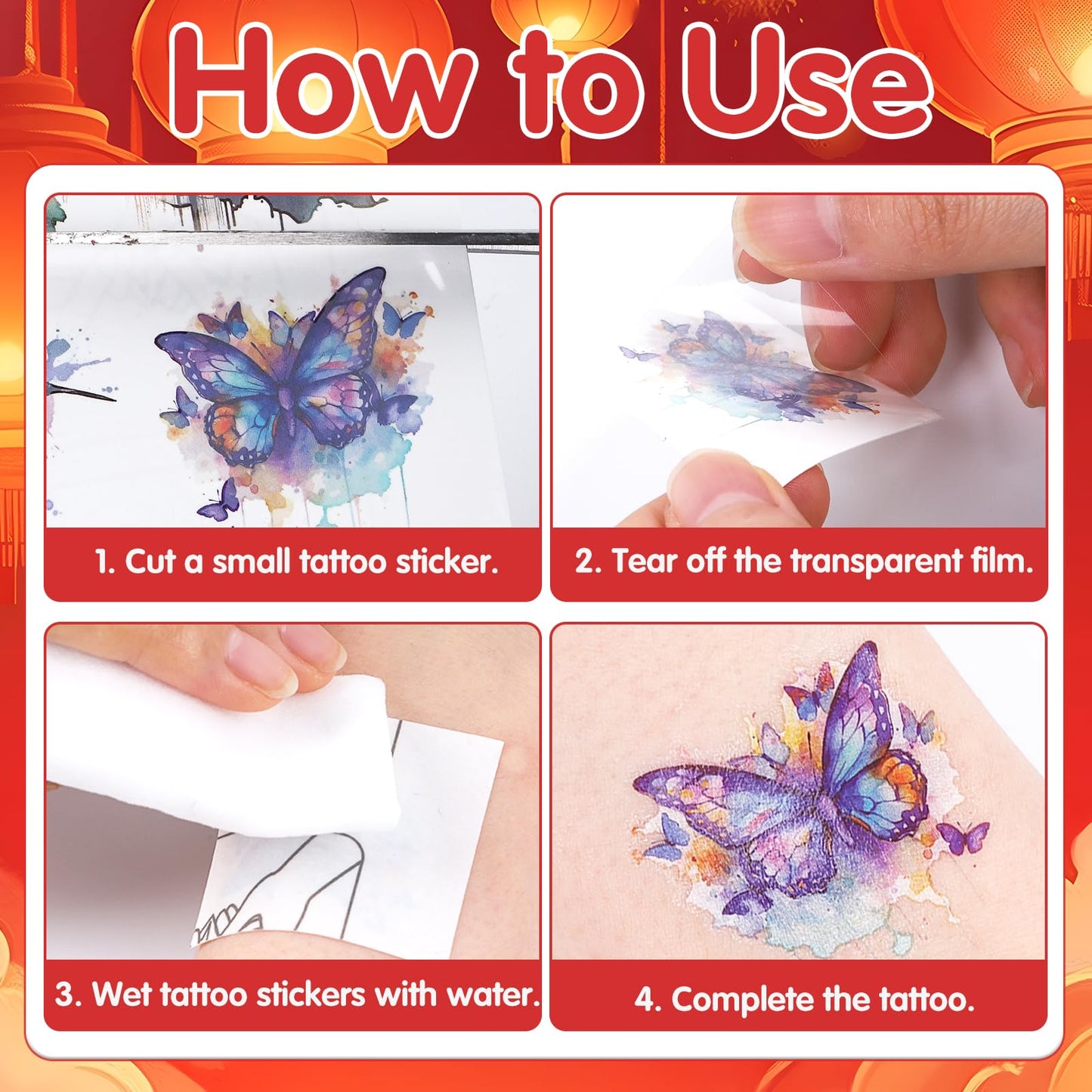 Yoyuspy Chinese New Year Temporary Tattoos – 200+ Horse Designs for Lunar New Year 2026