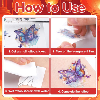Yoyuspy Chinese New Year Temporary Tattoos – 200+ Horse Designs for Lunar New Year 2026