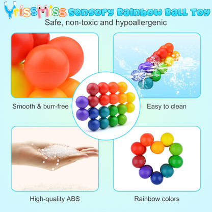 Yrissmiss Autism Sensory Toys – 2Pcs Calming Fidget Sets for Kids