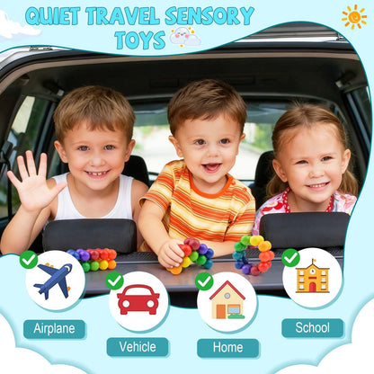 Yrissmiss Autism Sensory Toys – 2Pcs Calming Fidget Sets for Kids