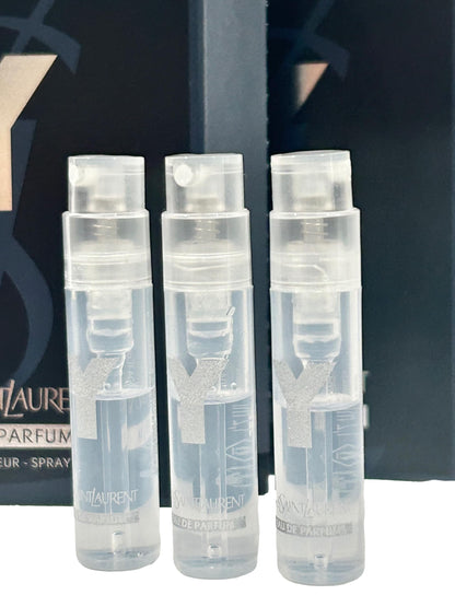 Yves Saint Laurent YSL Y Men EDP Sample Set – 3 x 1.2 ml Travel Vials