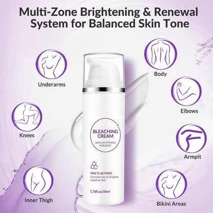 YTDB Skin Bleaching Cream – Lightweight, Moisturizing Dark Spot Remover for Body, Elbows, Knees & Intimate Areas (1.76 fl oz)