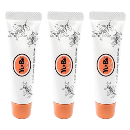 Yu-Be Moisturizing Skin Cream Trio – Ultra-Hydration, Non-Greasy, Face & Body (1 fl oz/28 mL x 3)