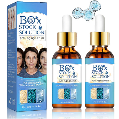 Yuanyuuo 2Box Stock Solution Facial Serum – Hydrating Anti-Aging Box Serum (2 Bottles)