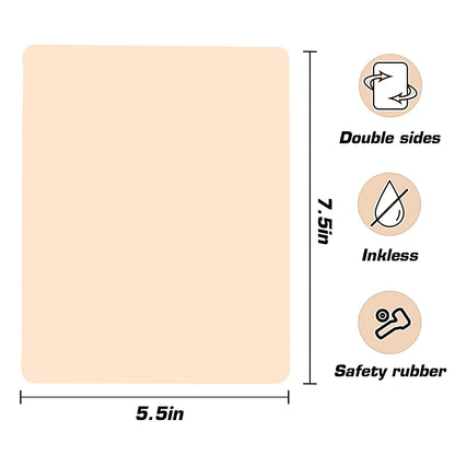 Yuelong 20Pcs Tattoo Practice Skins – Double-Sided, Realistic Practice Sheets