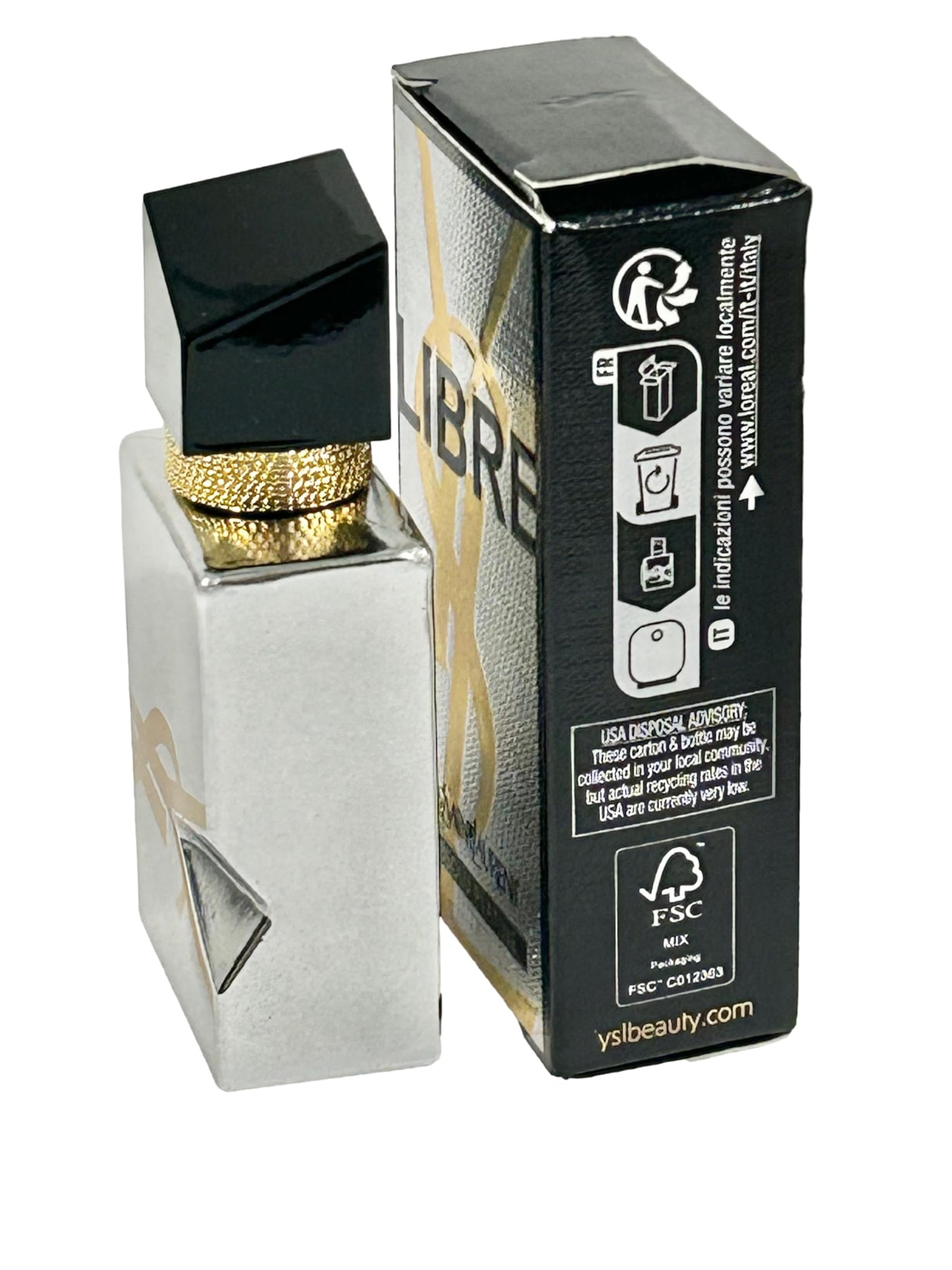 Yves Saint Laurent Libre Absolu Platine Mini Parfum Spray for Women — 0.25 oz