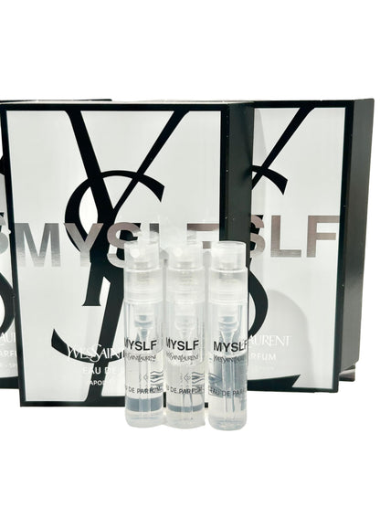 Yves Saint Laurent MYSLF Sample Spray – 3 Travel Vials (1.2 ml each)