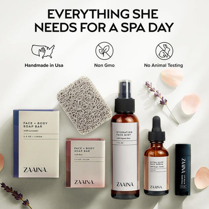 ZAAINA Spa Gifts for Women – Relaxing Home Spa Gift Set for Her | Gift Box for Moms, Wives & Friends