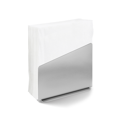 Zack Acio Brushed Stainless Steel Napkin Holder - Premium German Design